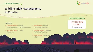 Webinar: Wildfire Risk Management in Croatia