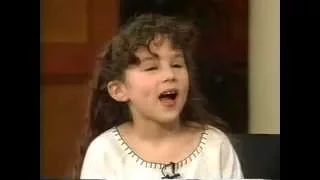 Hallie Eisenberg interview. 2000.Age 8