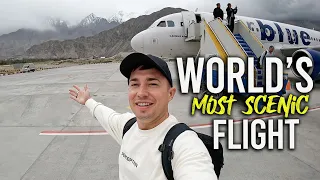 I found the World's MOST SCENIC flight (Islamabad to Skardu) 🇵🇰