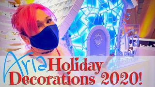 ARIA LAS VEGAS Holiday Decorations 2020! Just Opened! | Sugar Palace