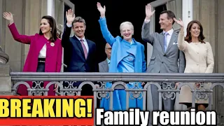 queen magerathe of Denmark & the entire Danish Royal Family finally reunion & forgive each other
