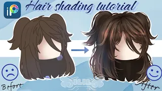 How to shade Hair ♱ Gacha Club ♱ Tutorial