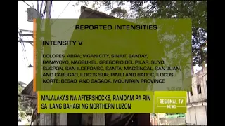 Regional TV News: Aftershock ng Lindol