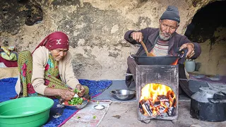 Living and Loving in a Cave | Old Lovers Afghanistan Village Cooking Movie