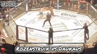 UFC hardest hitter Jairzinho Rozenstruik best first round knockout in the UFC ? UFC 282