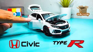 Unboxing realistic mini Honda Civic Type R Diecast Model Car