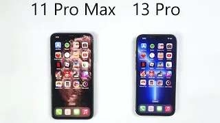 iPhone 11 Pro Max vs iPhone 13 Pro - SPEED TEST!