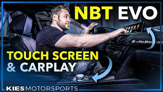 How to install an NBT EVO with a TOUCH SCREEN, CARPLAY, TOUCH IDRIVE CONTROLLER + ID6 in an F30 BMW