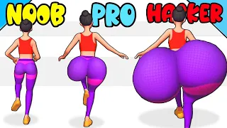 Evolution of Big Butt in Twerk Race 3D | NOOB vs PRO vs HACKER