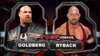 WWE Raw Goldberg Vs Ryback Full Match HD