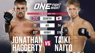 Muay Thai Masterclass 👊💯 Jonathan Haggerty vs. Taiki Naito