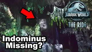 What Happened to the Indominus Rex in Jurassic World The Ride?