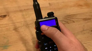 Super basic tutorial on how to use a Baofeng UV-5R radio