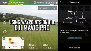 Mavic Pro Waypoints DJI GO4 App First Test