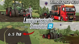 URBARMACHUNG der WILDNIS - eines neues 6,5 HEKTAR FELD mit @TheCamPeRYT! 🚜💨 | [LS22] - Timelapse #21