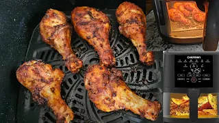 My Favorite thing to make in the Air Fryer Chefman 8qt AirFryer Drumsticks NO Flour NO Egg wash