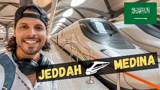 Traveling by High Speed Train from Jeddah to Medina! 🇸🇦