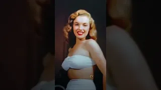 Norma Jeane posing to a cover's magazine in 1946.💋 #shorts #edits #marilynmonroe