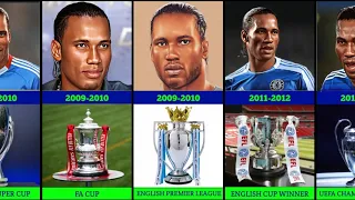 Didier Drogba all thropies with CHELSEA FC 2004-2012