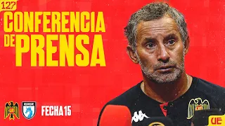 CONFERENCIA DE PRENSA | Las declaraciones de Miguel Ponce previo a recibir a Deportes Iquique