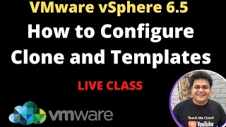 How to configure Clone and Templates step by step guide | VMware vSphere 6.5 training.