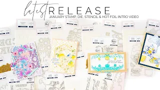 January 2024 Stamp, Stencil, Die & Hot Foil Intro