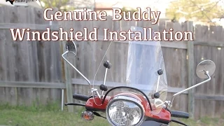 Genuine Buddy Windshield Installation | Mitch's Scooter Stuff