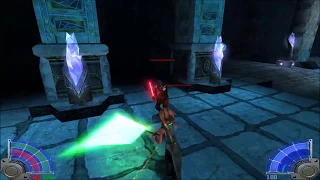 Jedi Academy: Force combo (choke, pull, saber)