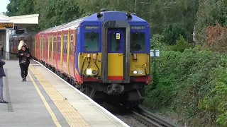 Trains at North Sheen Station 03/10/2022