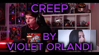 STUNNING VERSION!!!!!!!! Blind reaction to Violet Orlandi - Creep