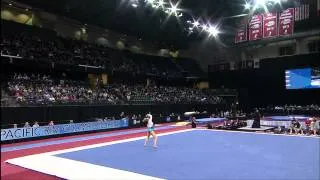 Emily Little - Floor - 2012 Kellogg's Pacific Rim Championships