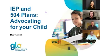 Virtual Workshop- IEP and 504 Plans: Advocating for your Child