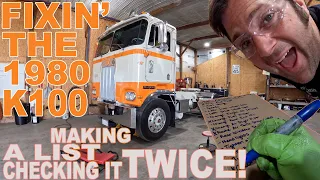 Kenworth K100 Cabover 1,900 mile Post Trip Repairs and Upgrades!!!