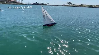 Sailing my J Class boat