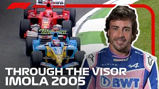 Alonso On His Epic Duel With Schumacher At Imola | Through The Visor