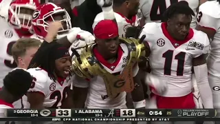 UGA Beats Ala in 2021 FB Championship