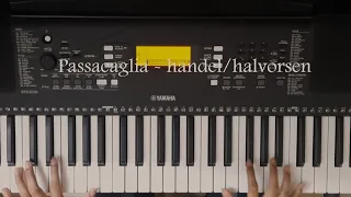 Passacaglia - Handel/Halvorsen || Piano cover by Nikhil Pallavalli