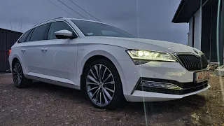 Laurin&Klement Skoda Superb 2.0 TDI 4x4 190 л.с. 2020! Часть 2. Вид ночью, свет, разгон!!!