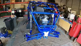 How to build a short course CanAm X3 - Day 2 - Suspension removal