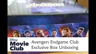 Unboxing the Avengers Endgame Disney Movie Club Box #Avengers #Marvel