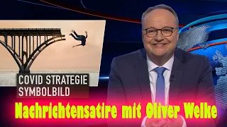 Heute show - Oliver Welke berichtet über einen fehlenden Plan -Nachrichtensatire mit Oliver Welke