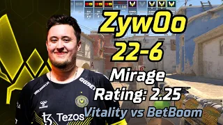 ZywOo (22-6) vs BB (mirage) | EPL S19 | Apr 25, 2024 #cs2 #pov