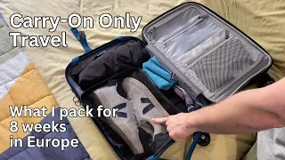 Minimalist Packing | Carry-On Only Travel for 8 weeks in Europe