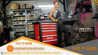 Tủ đồ nghề Yato 6 ngăn 177 chi tiết YT-55300 | Service Tool Cabinet With Tools
