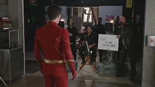 Ramsey Takes Barry onto the Set of The Flash - The Flash 9x09 | Arrowverse Scenes