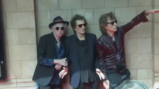 The Rolling Stones arrive at press conference for the launch of new album 'Hackney Diamonds'