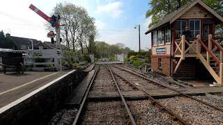 Driver's Eye View - Kent & East Sussex Railway - Tenterden to Bodiam - 4K