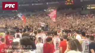 Kraj utakmice Crvena zvezda - CSKA (71:78)