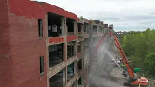 Demolition of Detroit’s iconic Packard plant begins