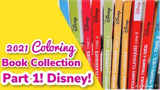 2021 Complete Coloring Book Collection and Finished Pages Part 1 - DISNEY